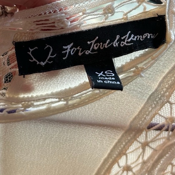 White Lace Detail Dress - Picture 3 of 3